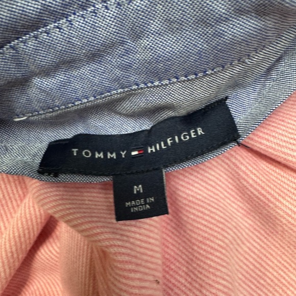 Tommy Hilfiger. Pink Long Sleeve Polo Collar Dress - Picture 5 of 6